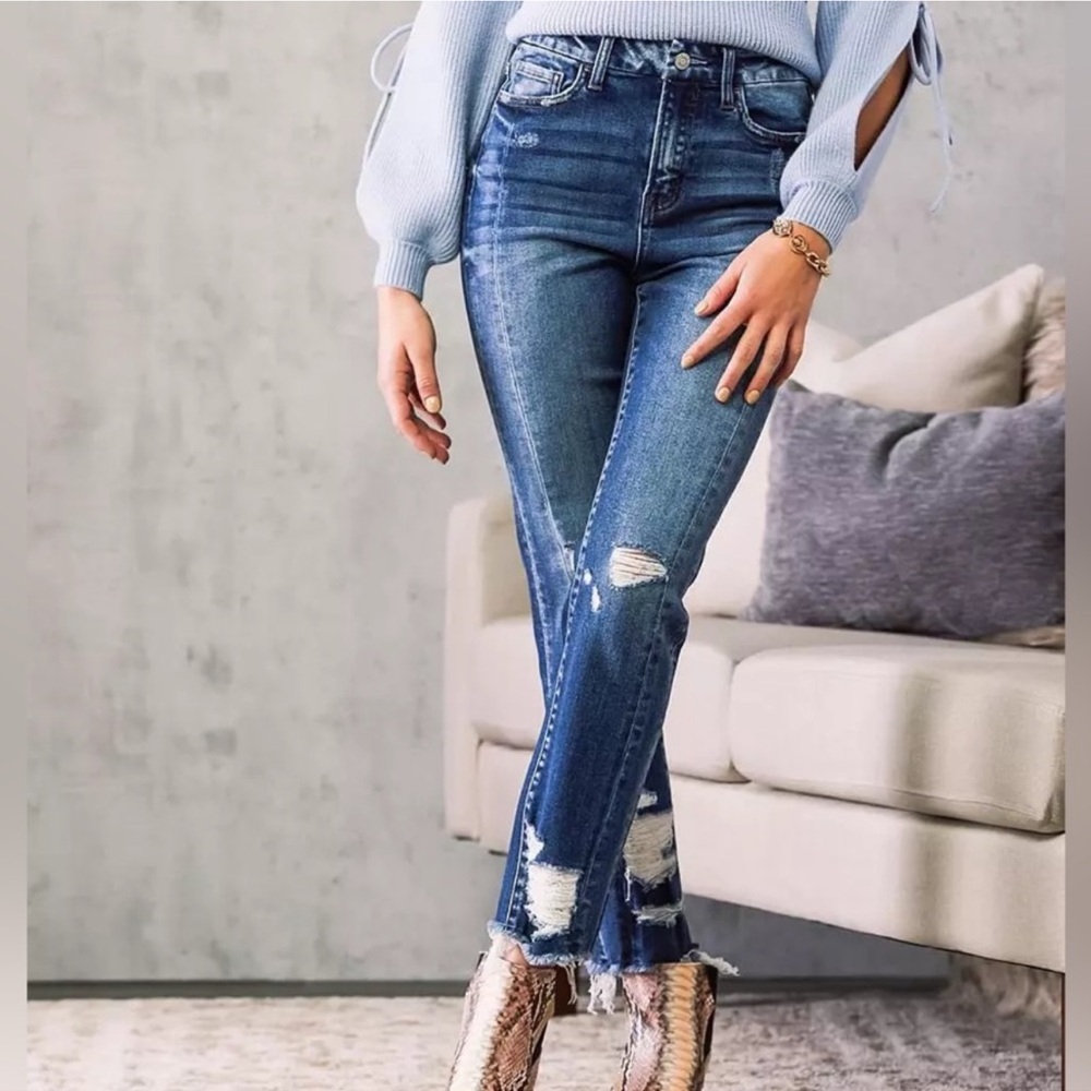 Buckle / Bridge by Gly - ultra high-rise ankle jeans women’s size 25